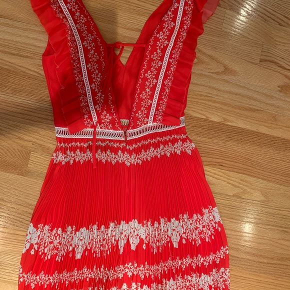 Self portrait flower spell printed dress - Picture 3 of 5